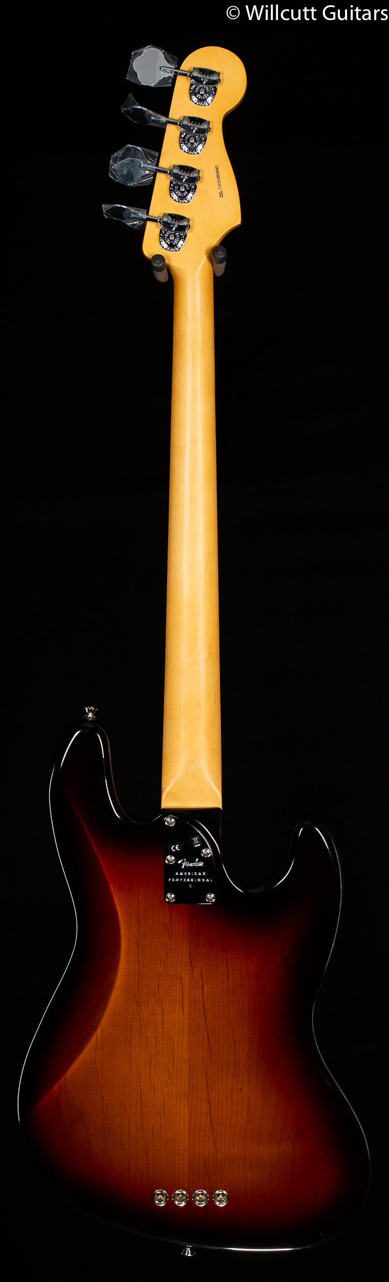 Fender American Professional II Jazz Bass 3-Color Sunburst Rosewood Fingerboard Left-Hand Bass Guitar (690)