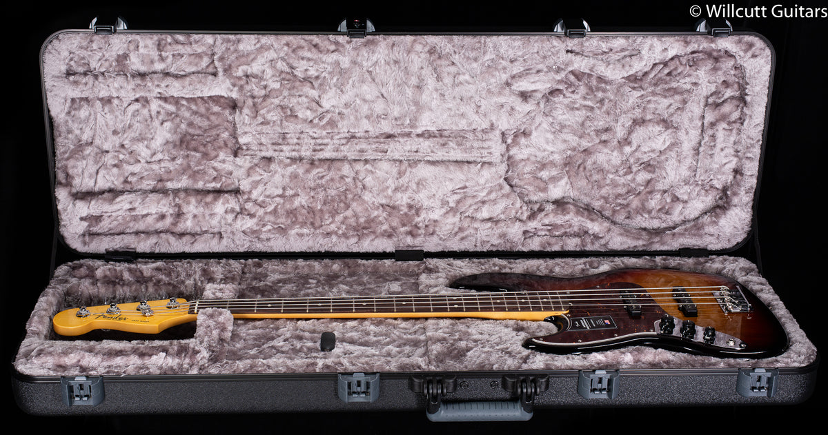 Fender American Professional II Jazz Bass 3-Color Sunburst Rosewood Fingerboard Left-Hand Bass Guitar (690)