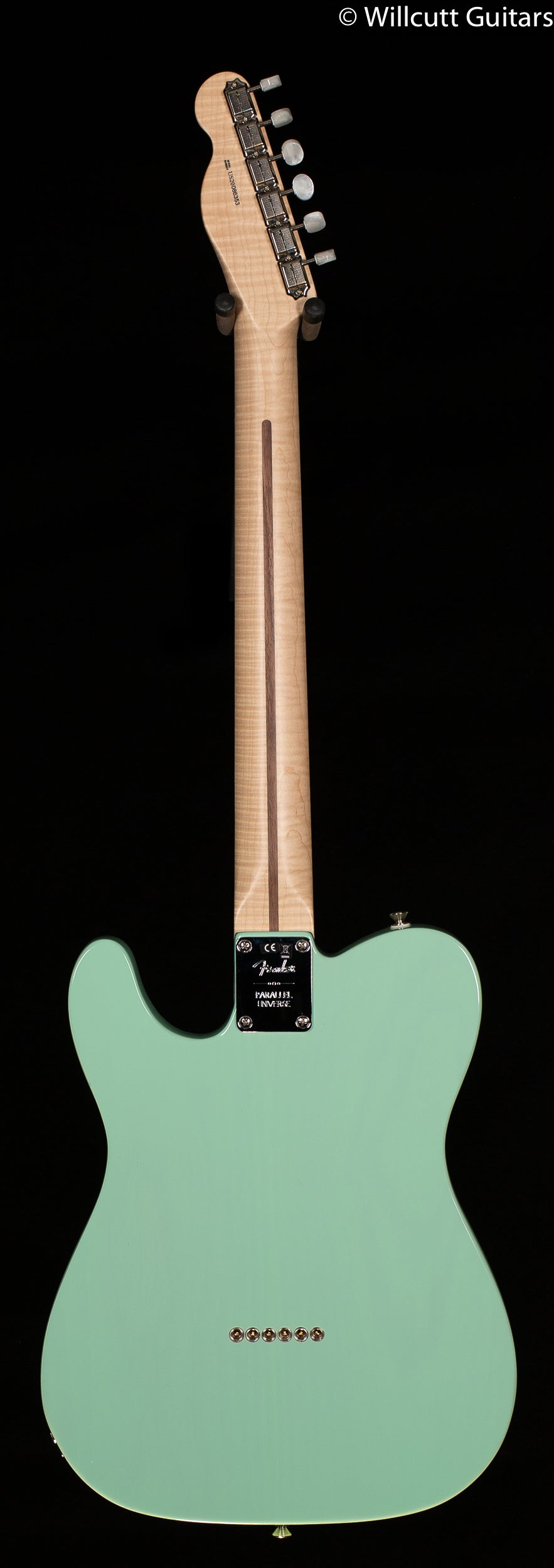 Fender Parallel Universe II Tele Mágico Transparent Surf Green Maple Fingerboard