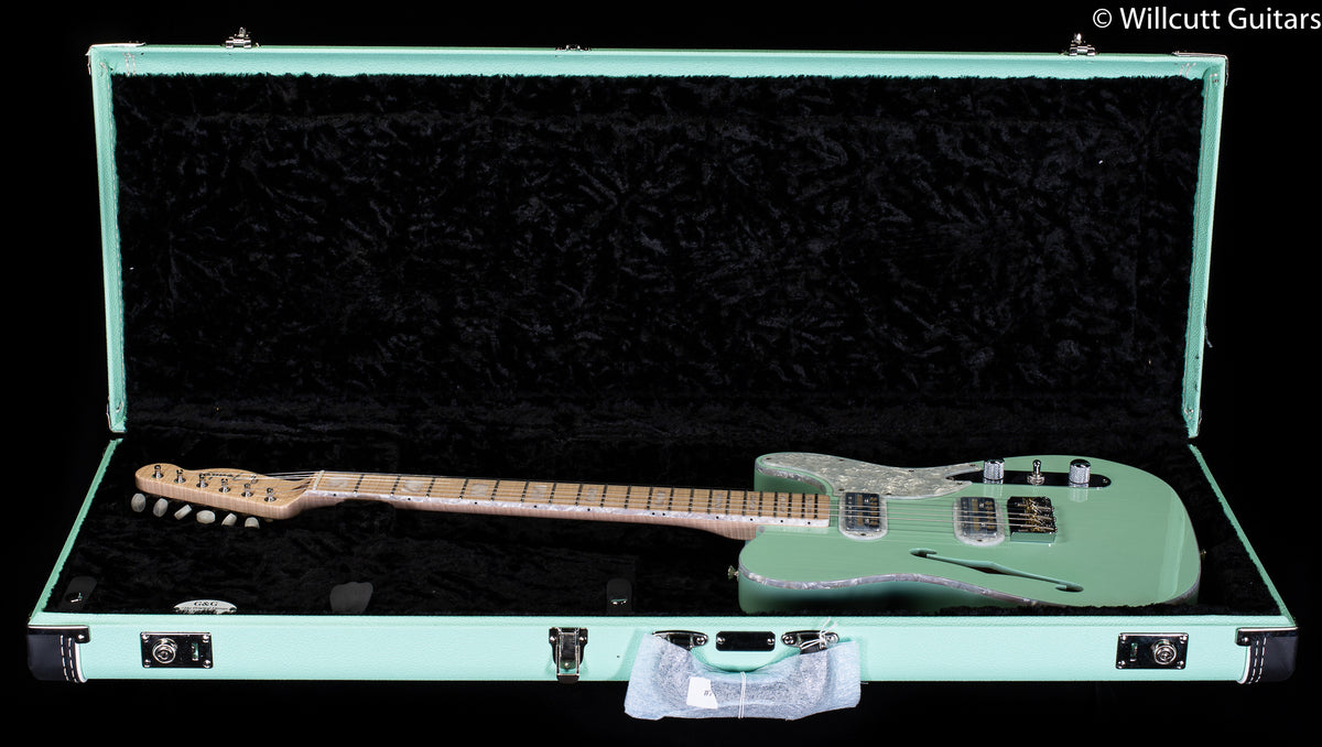 Fender Parallel Universe II Tele Mágico Transparent Surf Green Maple Fingerboard