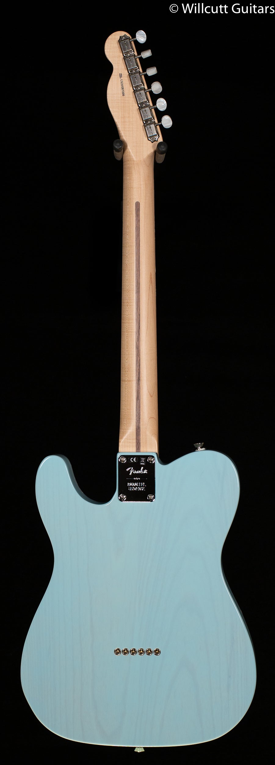 Fender Parallel Universe II Tele Mágico Transparent Daphne Blue Maple Fingerboard