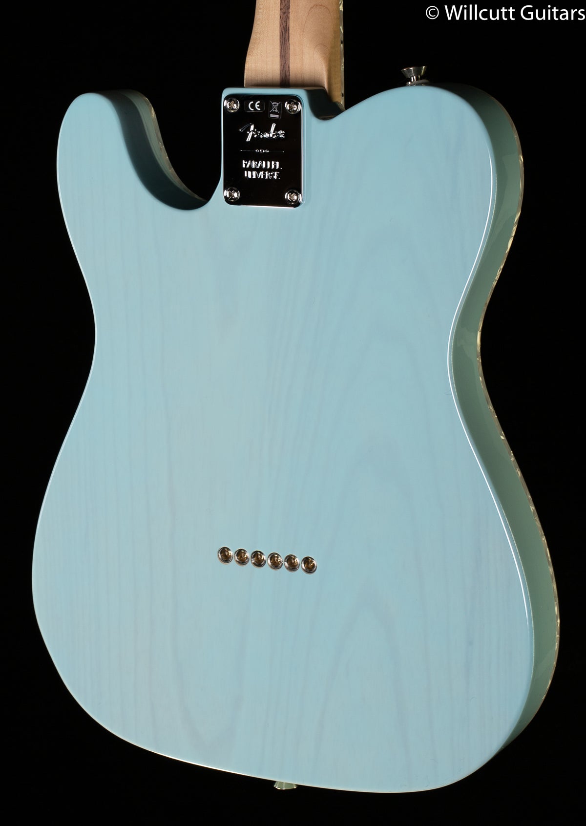 Fender Parallel Universe II Tele Mágico Transparent Daphne Blue Maple Fingerboard