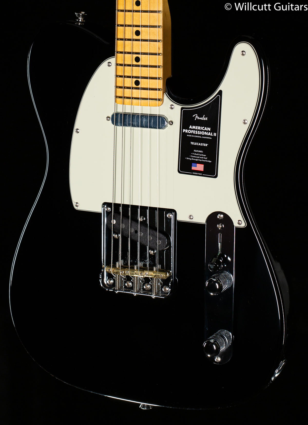 Fender American Professional II Telecaster Black Maple Fingerboard (796)