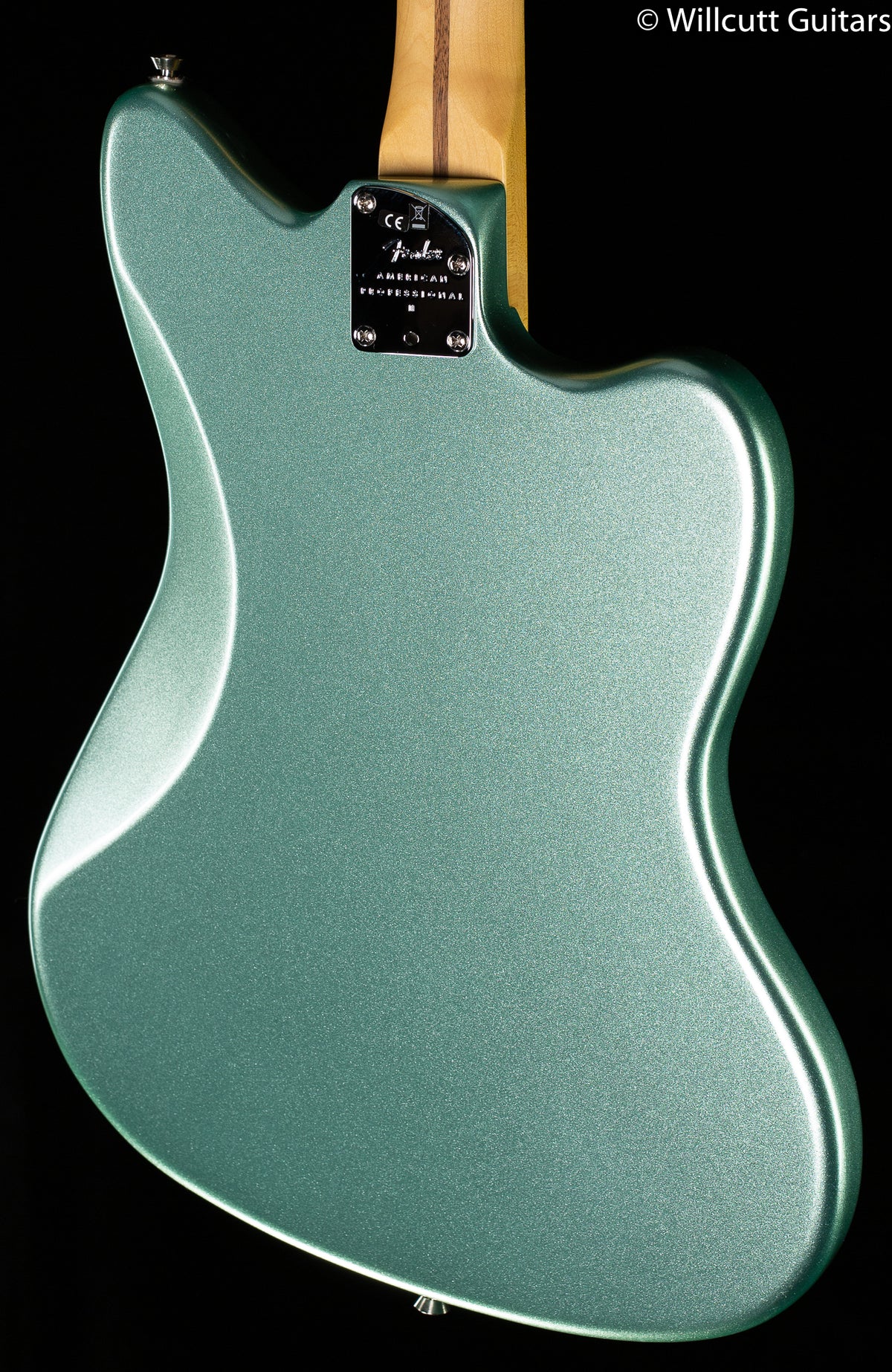 Fender American Professional II Jazzmaster Mystic Surf Green Maple Fingerboard Lefty
