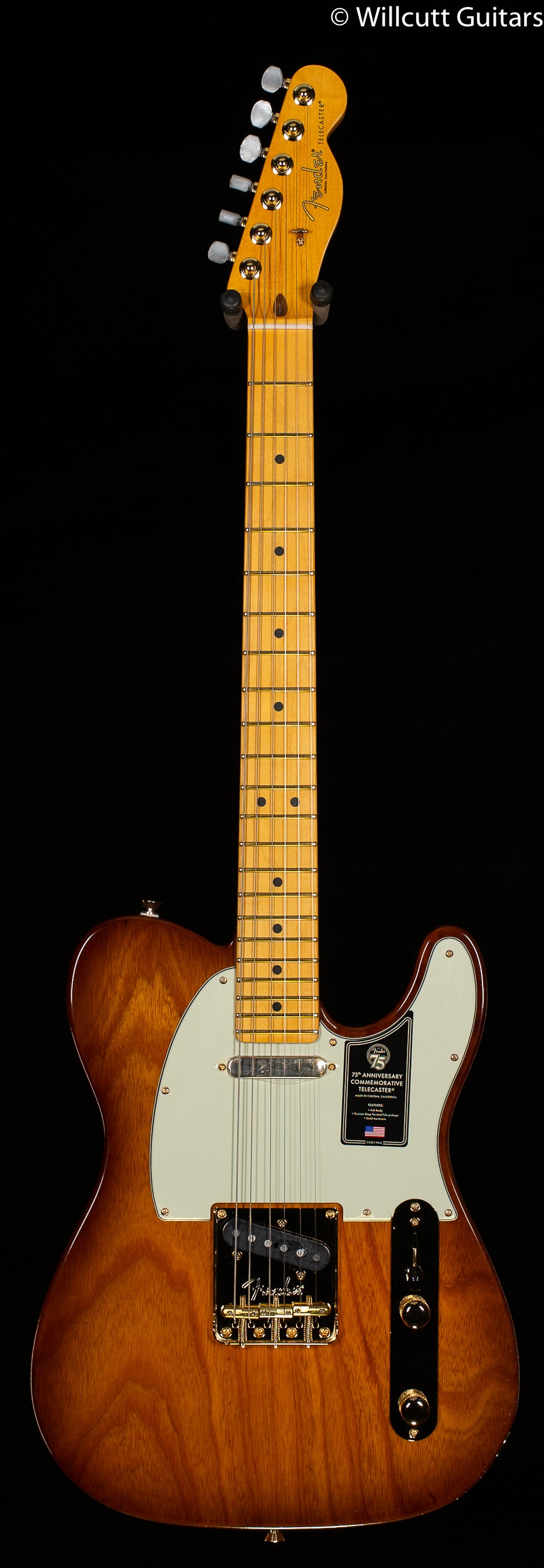 Fender 75th Anniversary Commemorative Telecaster Maple Fingerboard 2-C -  Willcutt Guitars