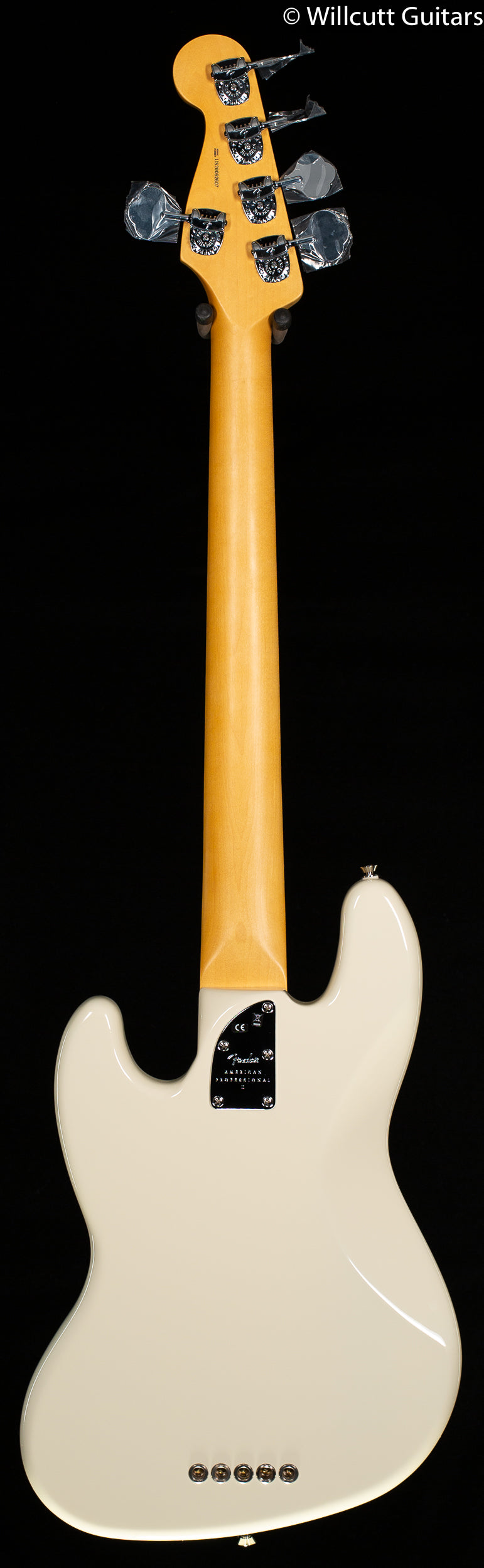 Fender American Professional II Jazz Bass V Olympic White Rosewood Fingerboard