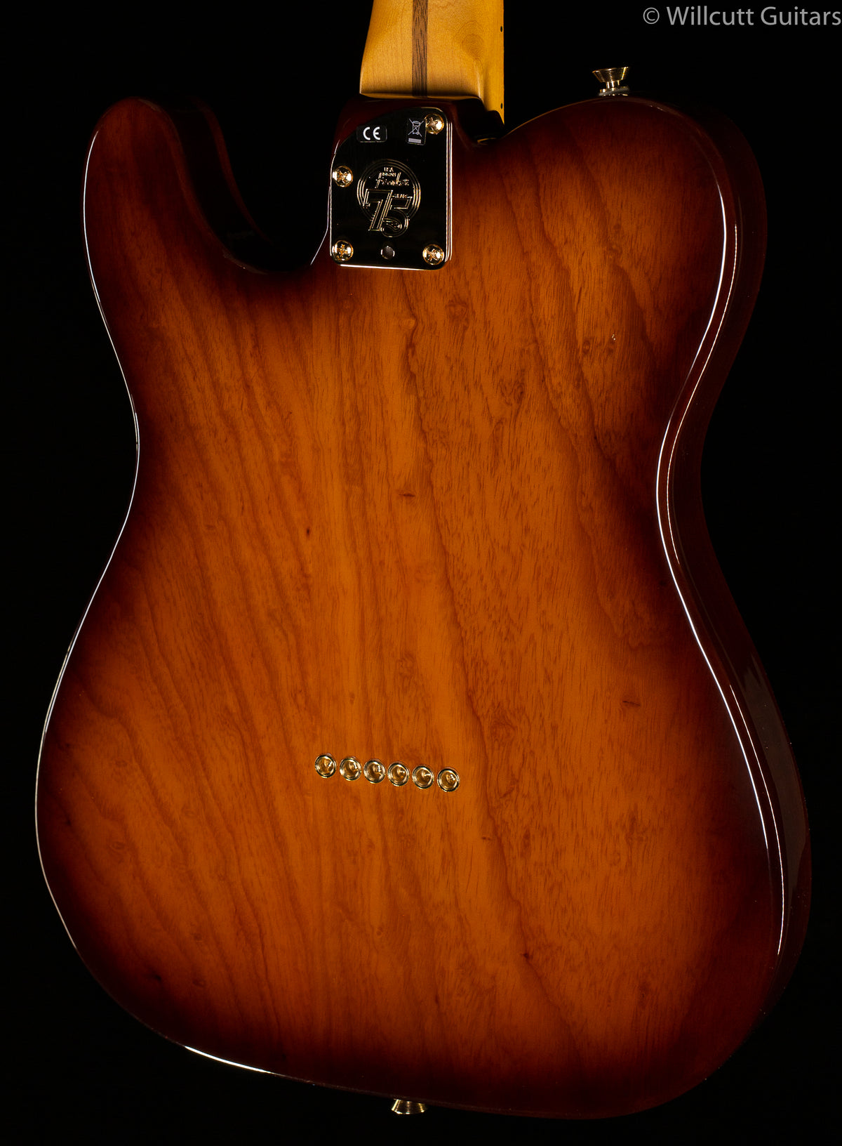 Fender 75th Anniversary Commemorative Telecaster Maple Fingerboard 2-Color Bourbon Burst