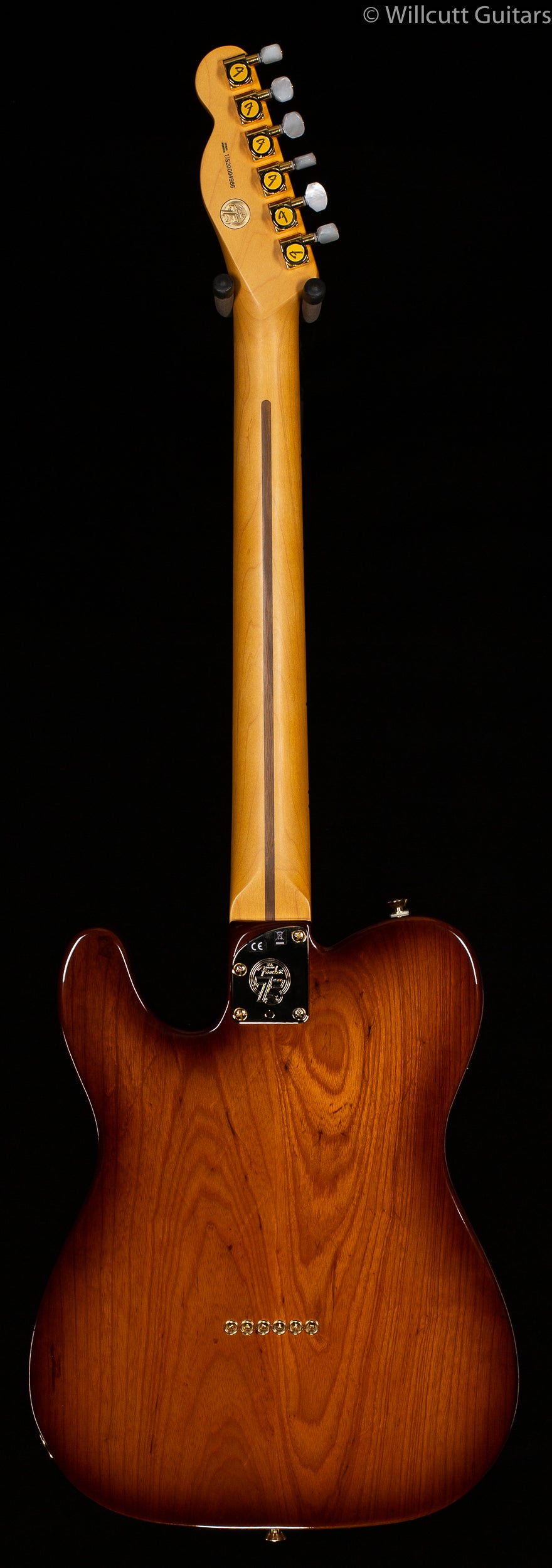 Fender 75th Anniversary Commemorative Telecaster Maple Fingerboard 2-Color Bourbon Burst