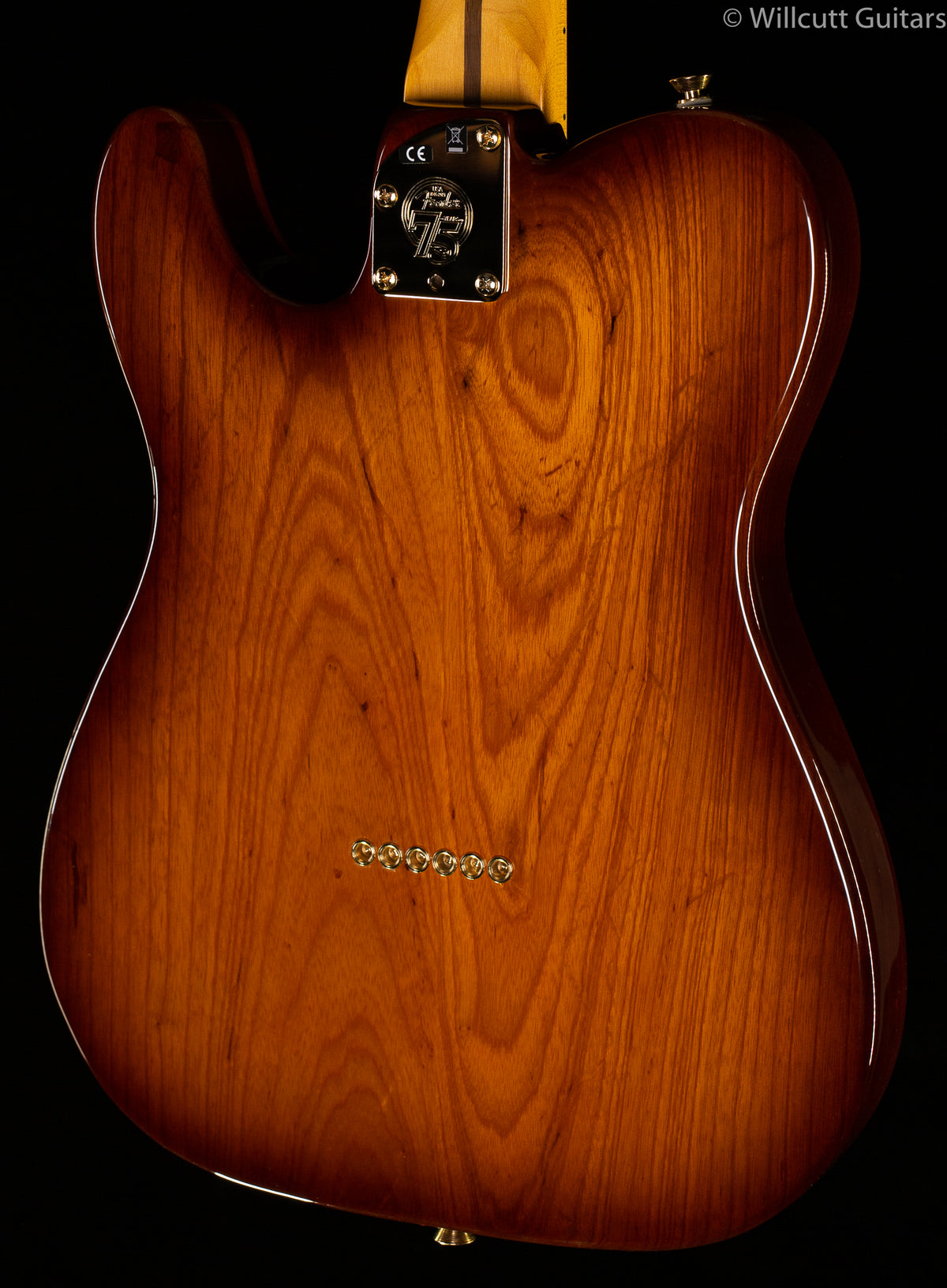 Fender 75th Anniversary Commemorative Telecaster Maple Fingerboard 2-Color Bourbon Burst