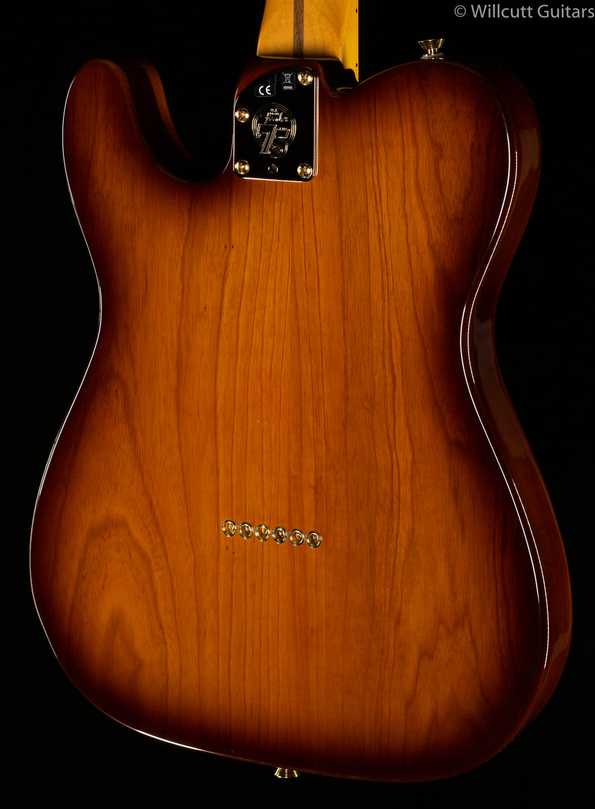 Fender 75th Anniversary Commemorative Telecaster Maple Fingerboard 2-Color Bourbon Burst