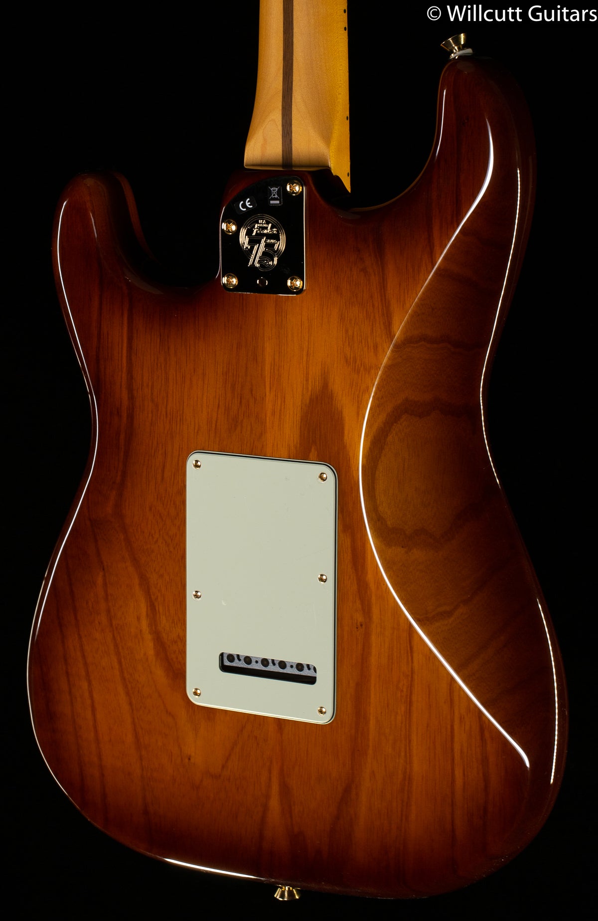 Fender 75th Anniversary Commemorative Stratocaster Maple Fingerboard 2-Color Bourbon Burst