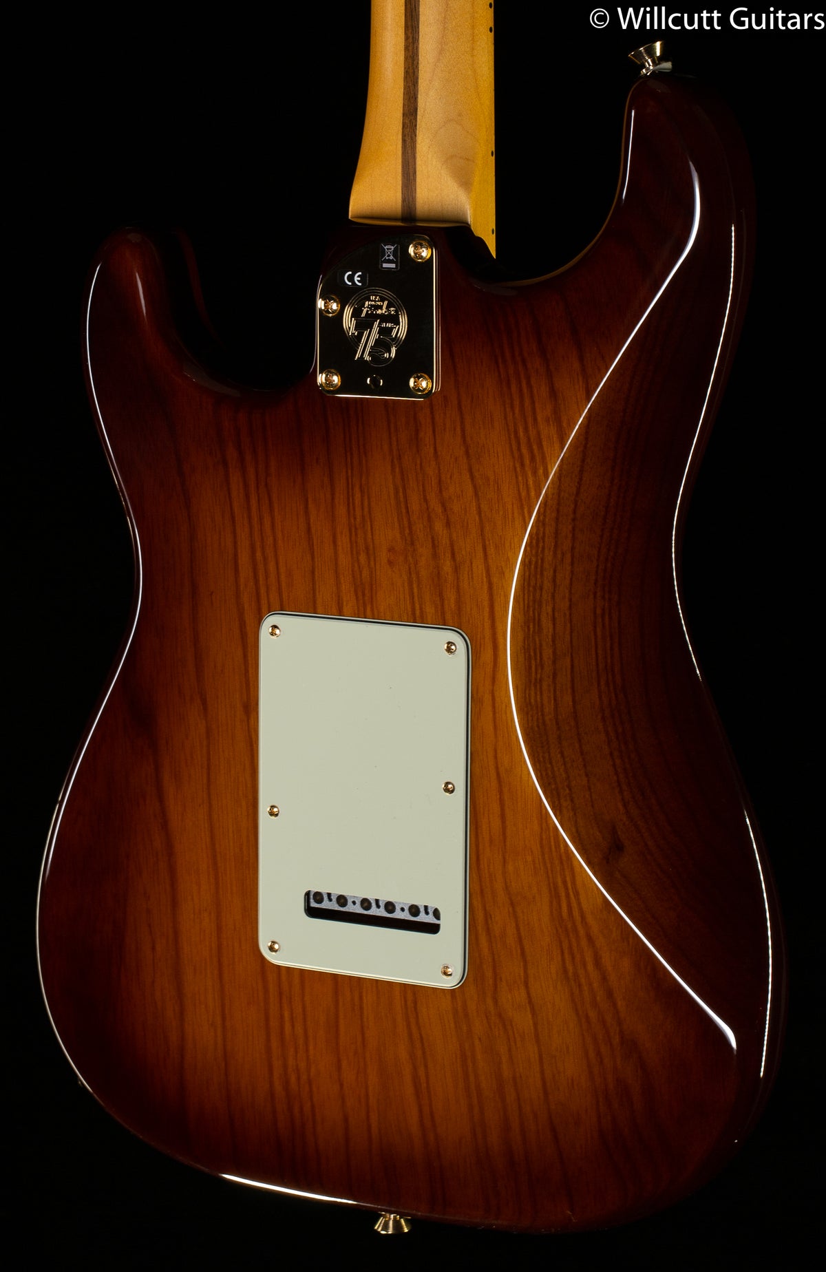 Fender 75th Anniversary Commemorative Stratocaster Maple Fingerboard 2-Color Bourbon Burst