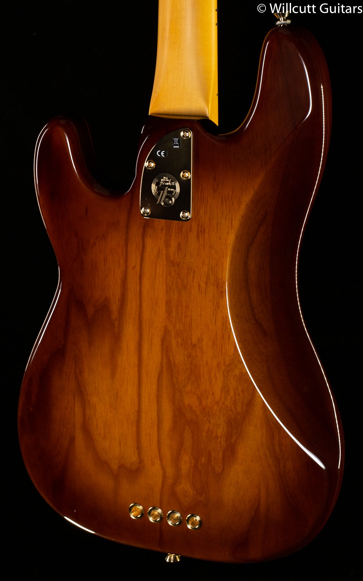 Fender 75th Anniversary Commemorative Precision Bass Maple Fingerboard 2-Color Bourbon Burst Bass Guitar