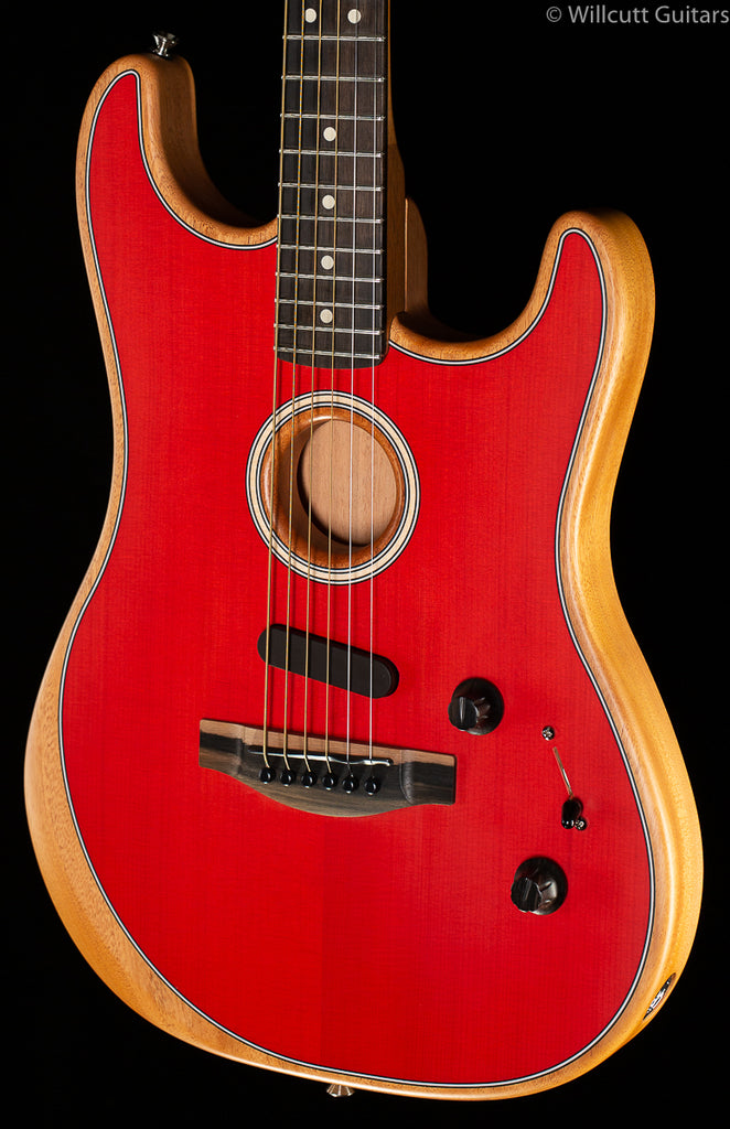 Fender American Acoustasonic Stratocaster Dakota Red (829