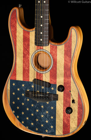 Fender AMERICAN ACOUSTASONIC STRAT AMERICAN FLAG