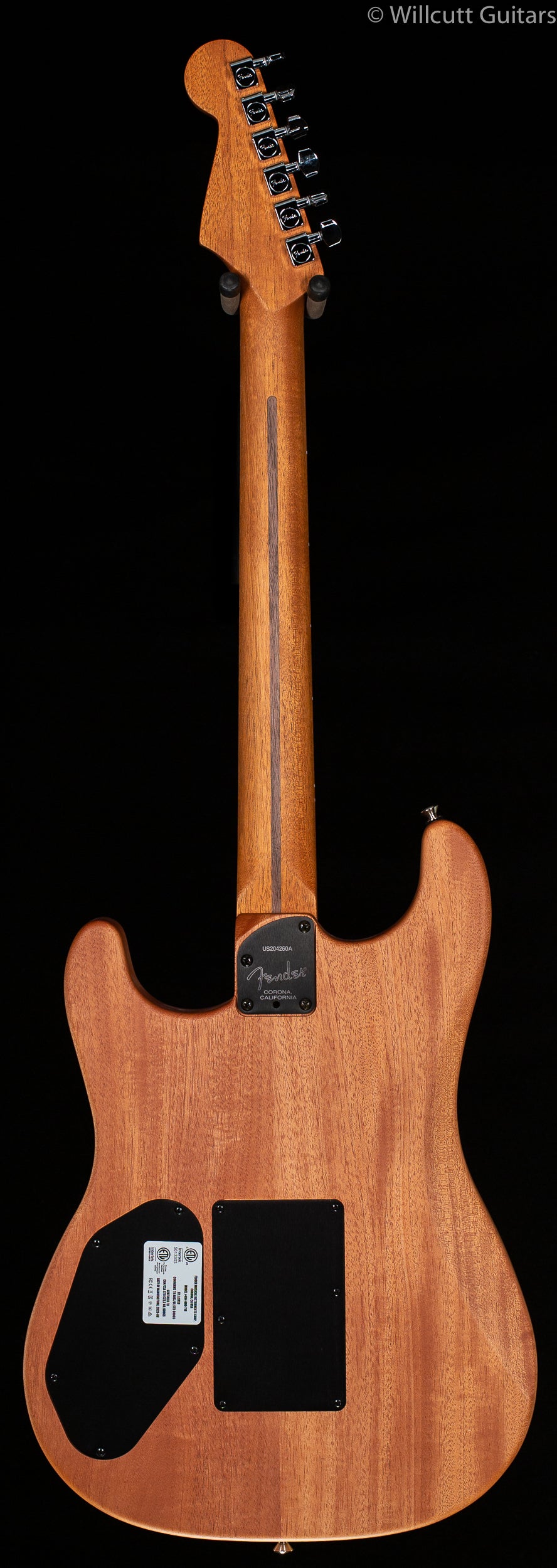 Fender American Acoustasonic Stratocaster Black - Willcutt