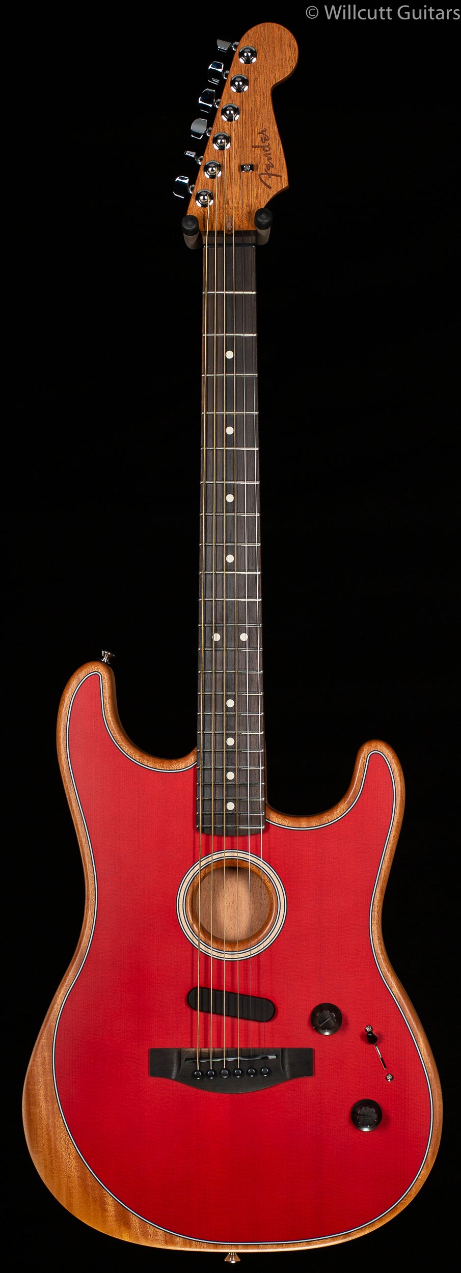 Fender American Acoustasonic Stratocaster Dakota Red - Willcutt Guitars
