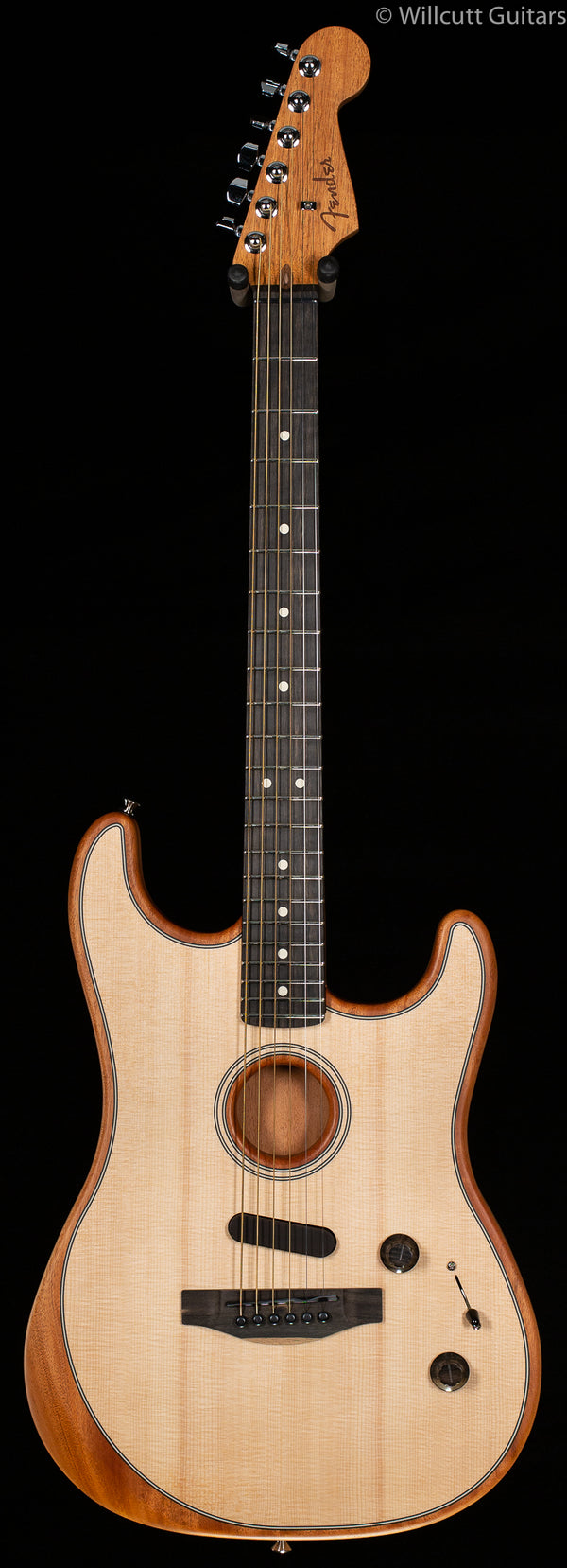 Fender American Acoustasonic Strat Natural Ebony Fingerboard (196