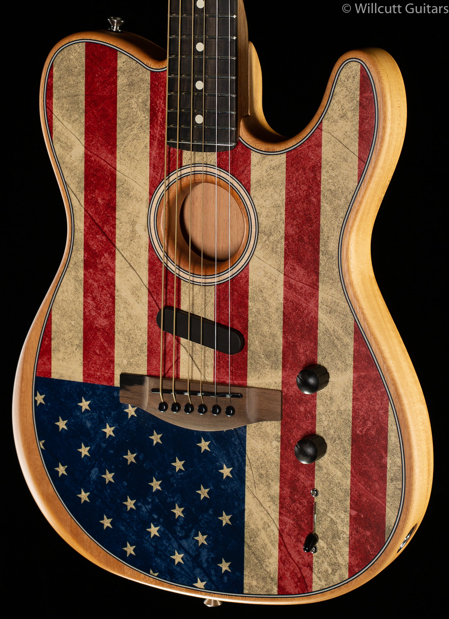 まさと American Acoustasonic Telecaster The Money Shot: Fender American Acoustasonic Telecaster Koa