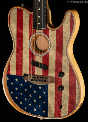 Fender American Acoustasonic Telecaster Flag