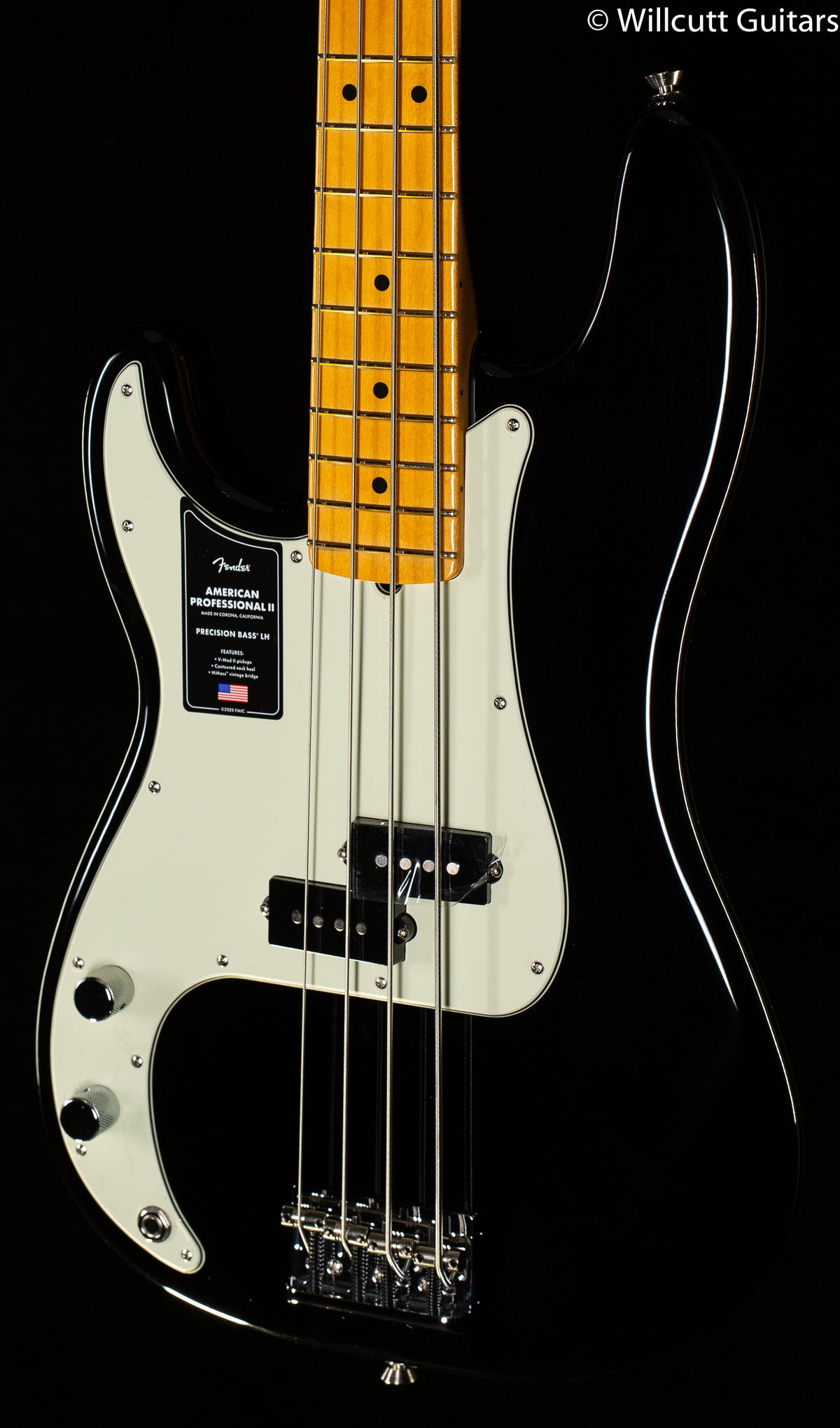 Fender American Professional II Precision Bass Maple Fingerboard Left-Hand Bass Guitar (490)