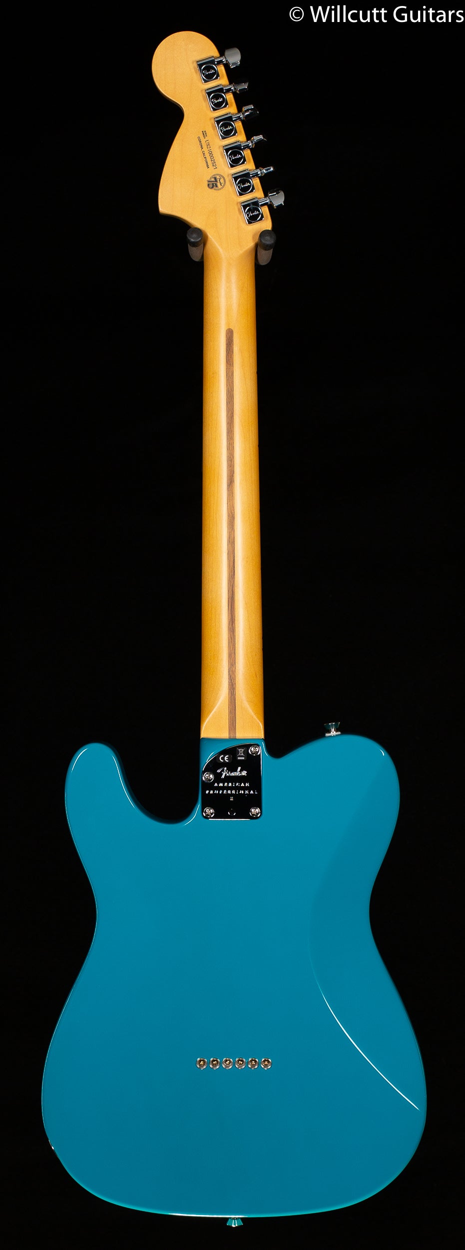 Fender American Professional II Telecaster Deluxe Miami Blue (521)