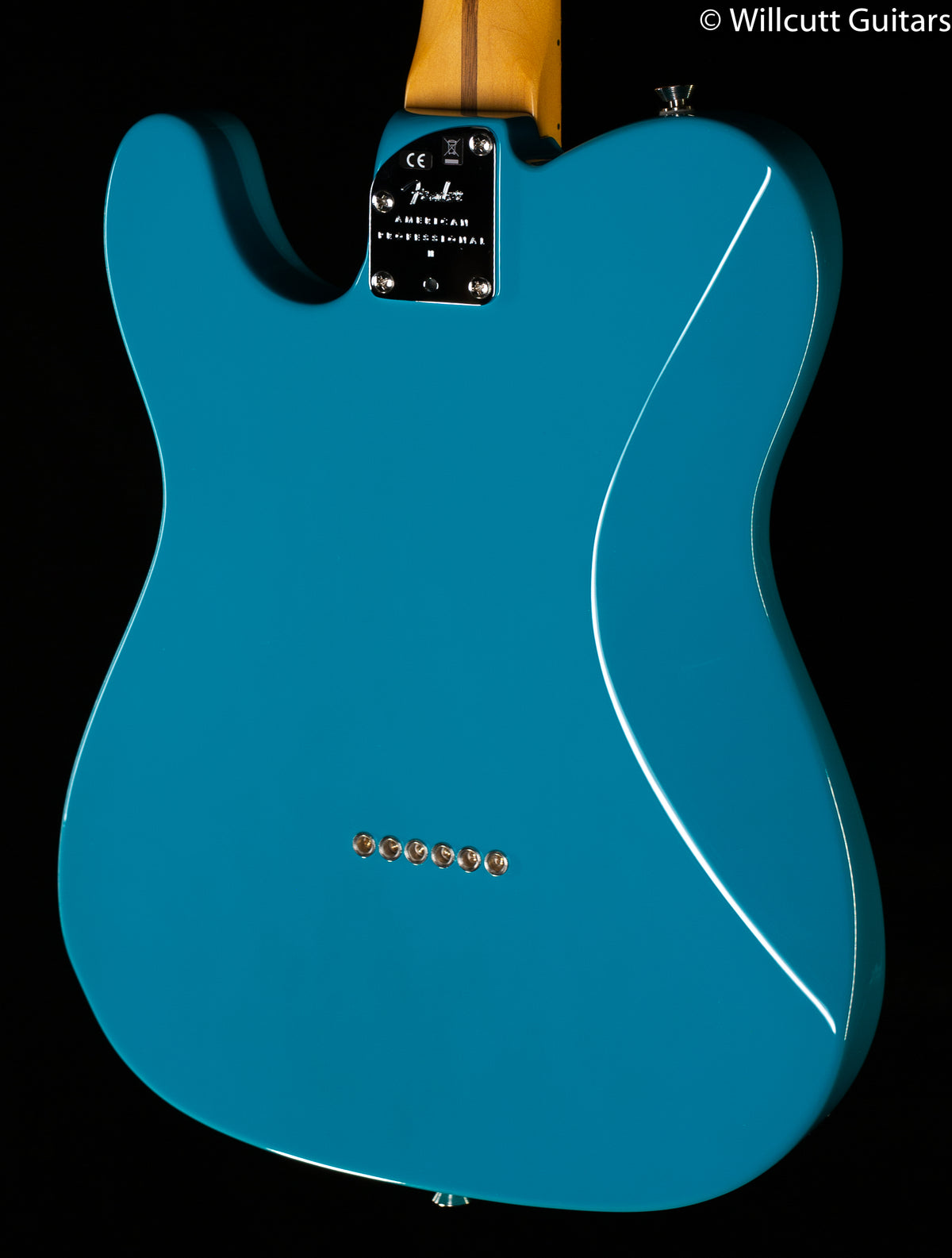 Fender American Professional II Telecaster Deluxe Miami Blue (521)