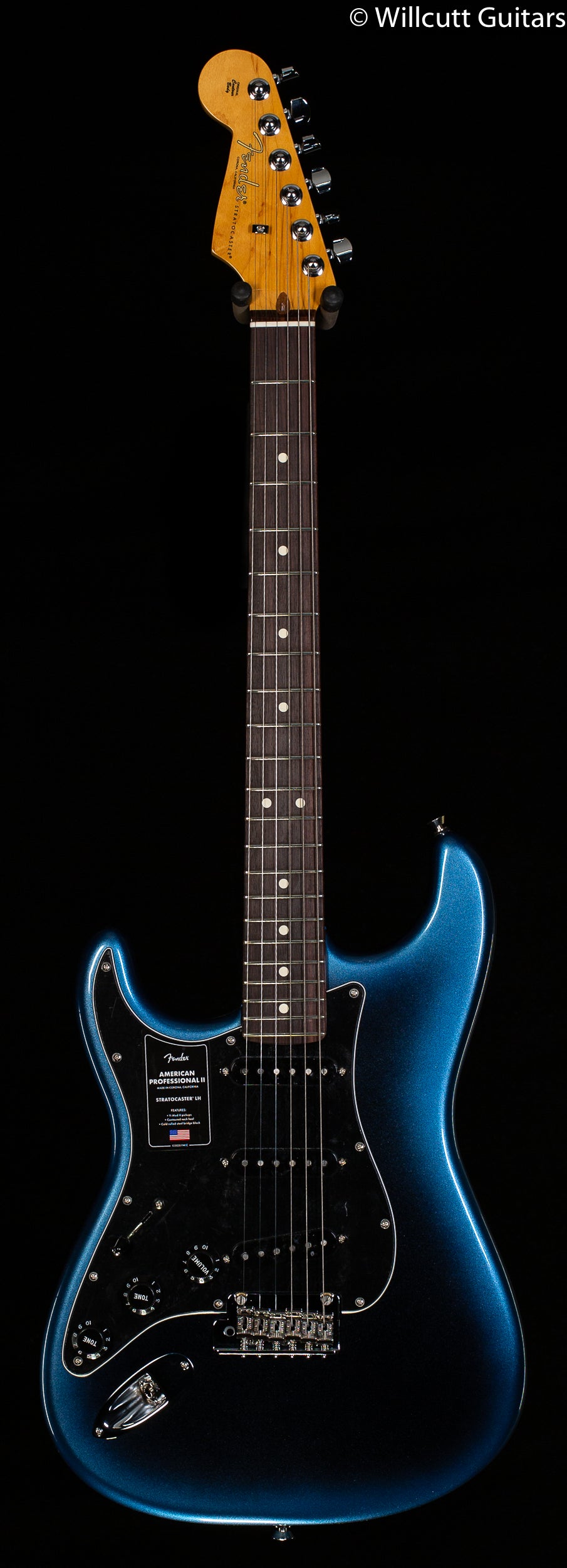 Fender American Professional II Stratocaster Left-Hand Rosewood Fingerboard Dark Night