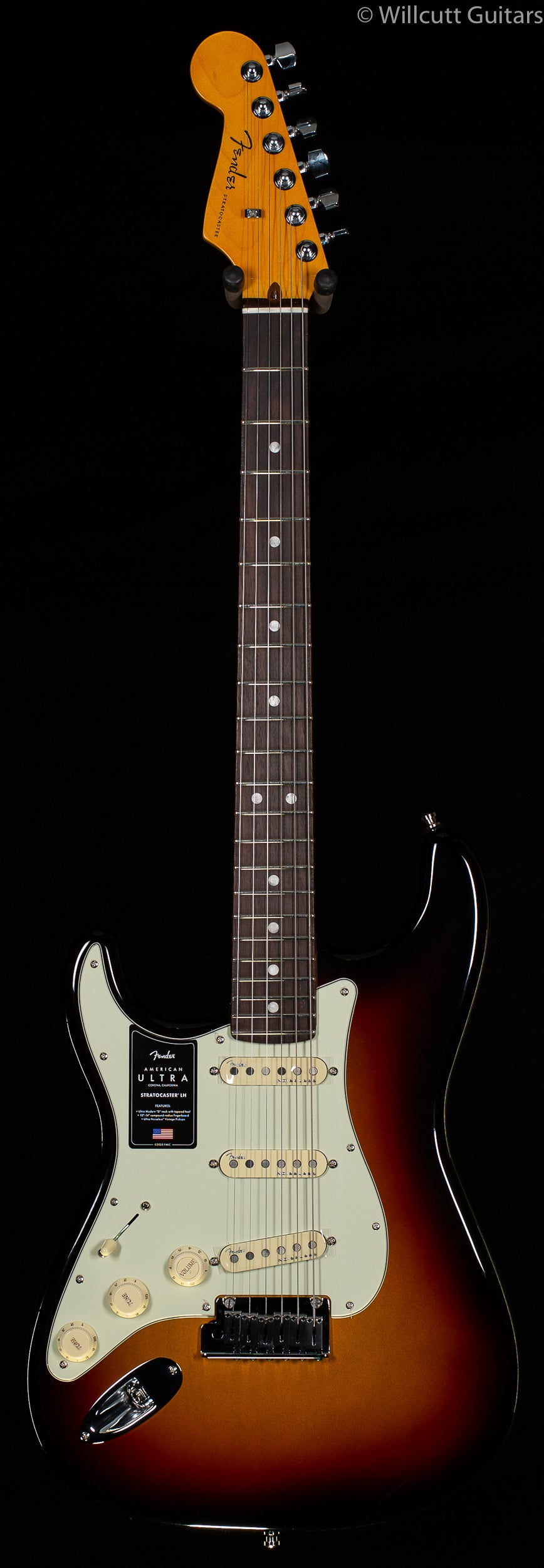 Fender American Ultra Stratocaster Ultraburst Rosewood Fingerboard Left-Hand (688)