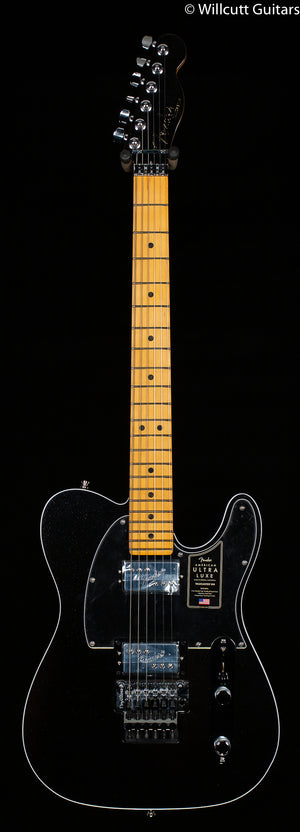 Fender Ultra Luxe Telecaster Floyd Rose HH Mystic Black Maple Fingerboard