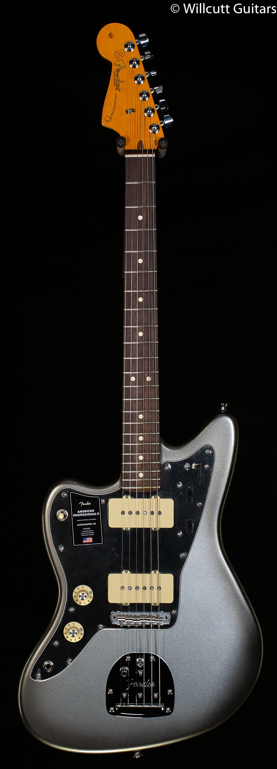 Fender American Professional II Jazzmaster Mercury Rosewood Fingerboard Left-Hand