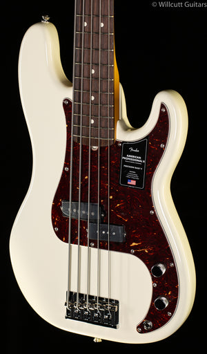 Fender American Professional II Precision Bass V Olympic White