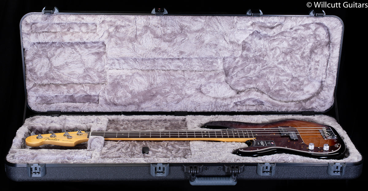 Fender American Professional II Precision Bass 3-Color Sunburst Left-Hand Bass Guitar (529)