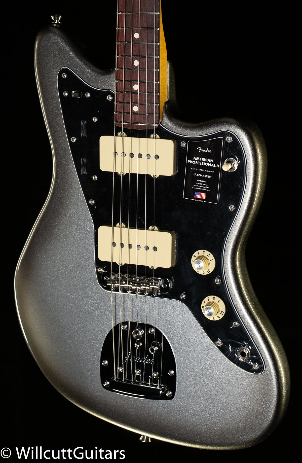 Fender American Professional II Jazzmaster Mercury Rosewood Fingerboard