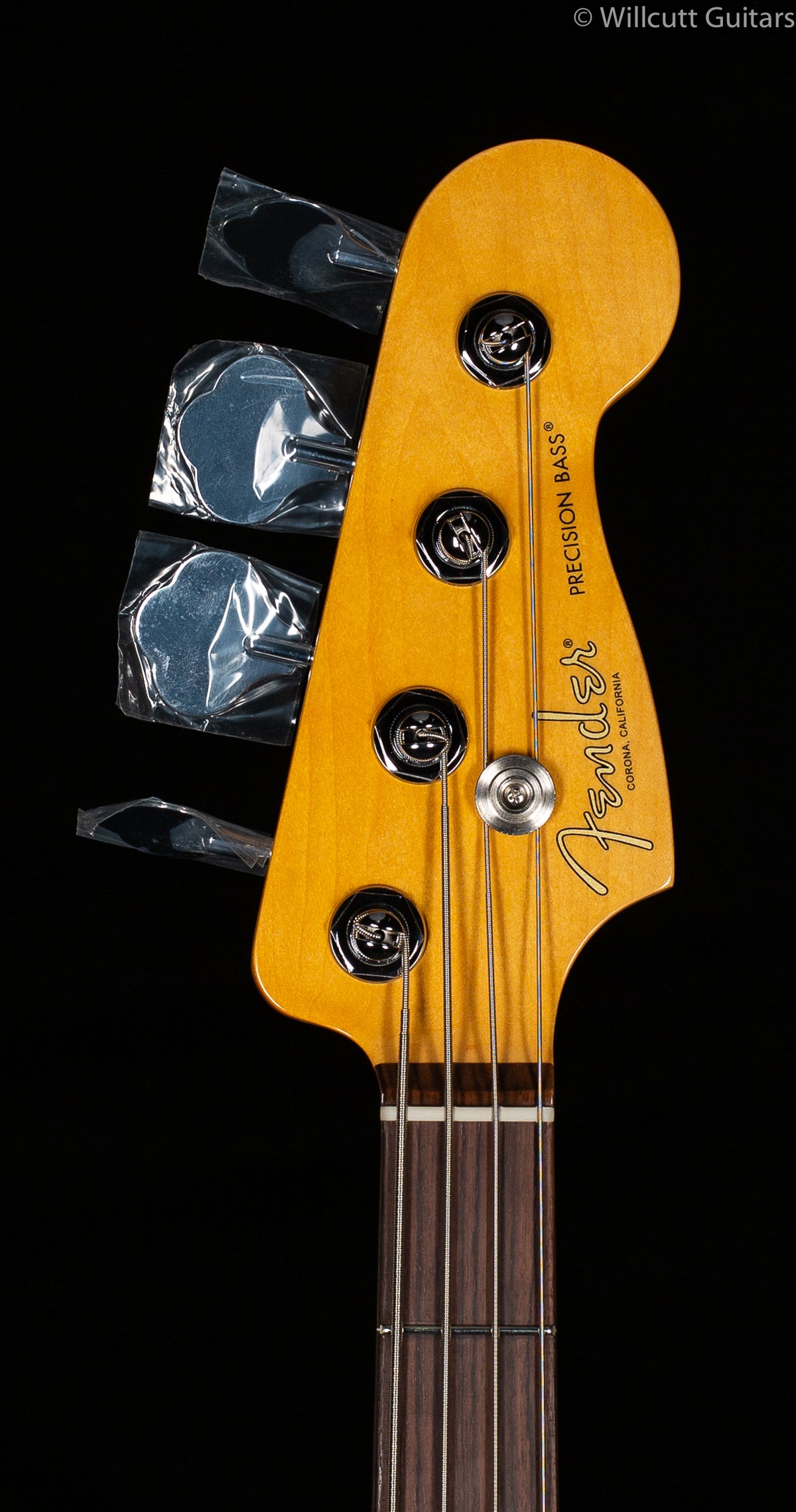 Fender American Professional II Precision Bass Mystic Surf Green Rosewood Fingerboard Bass Guitar