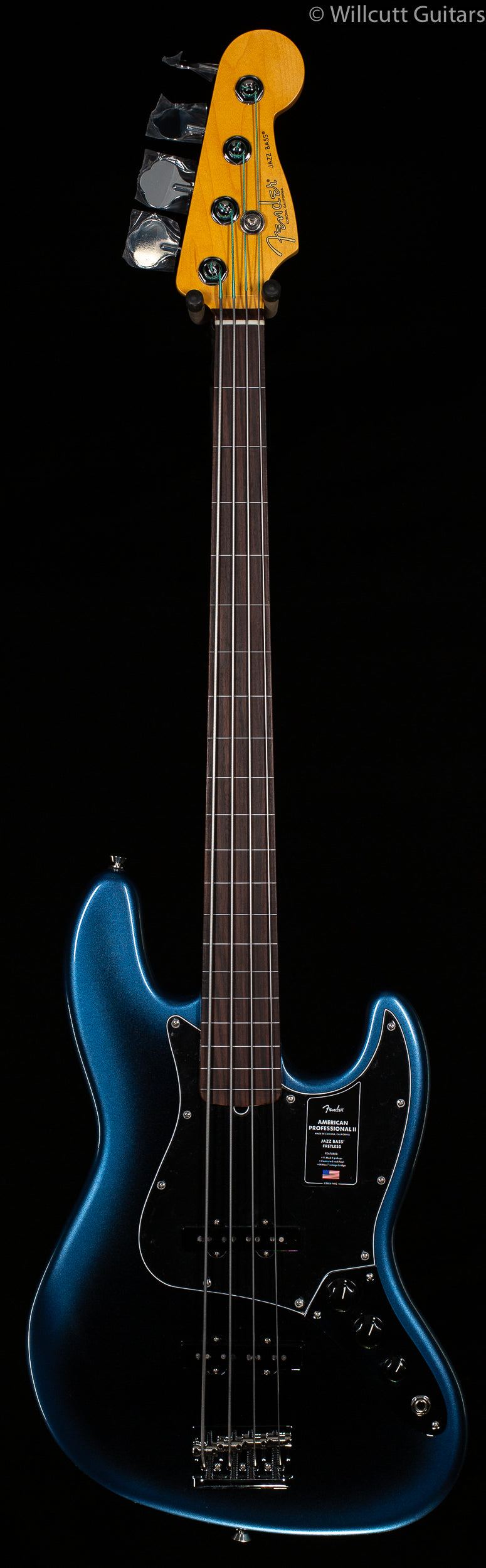 Fender American Professional II Jazz Bass Fretless Rosewood Fingerboard Dark Night