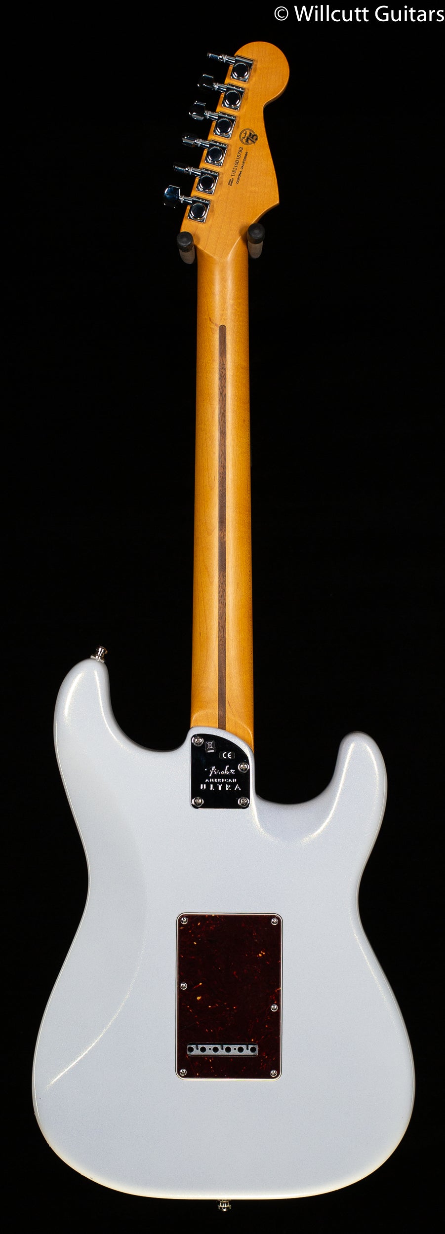 Fender American Ultra Stratocaster Left-Hand Rosewood Fingerboard Arctic Pearl (793)