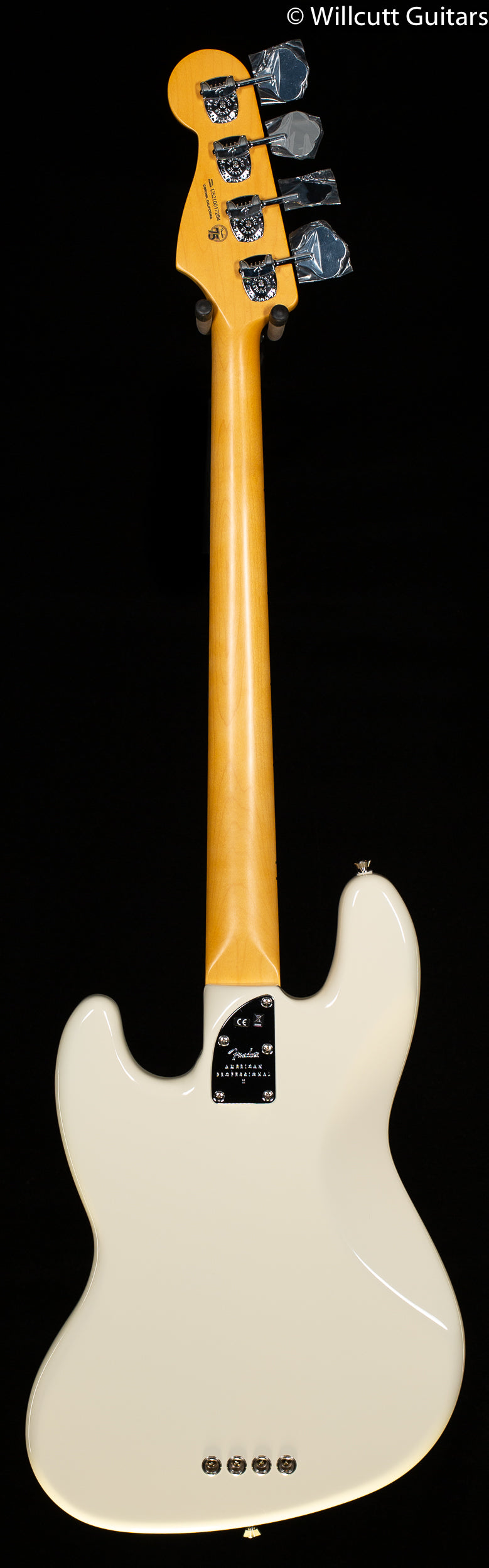 Fender American Professional II Jazz Bass Olympic White Maple Fingerboard