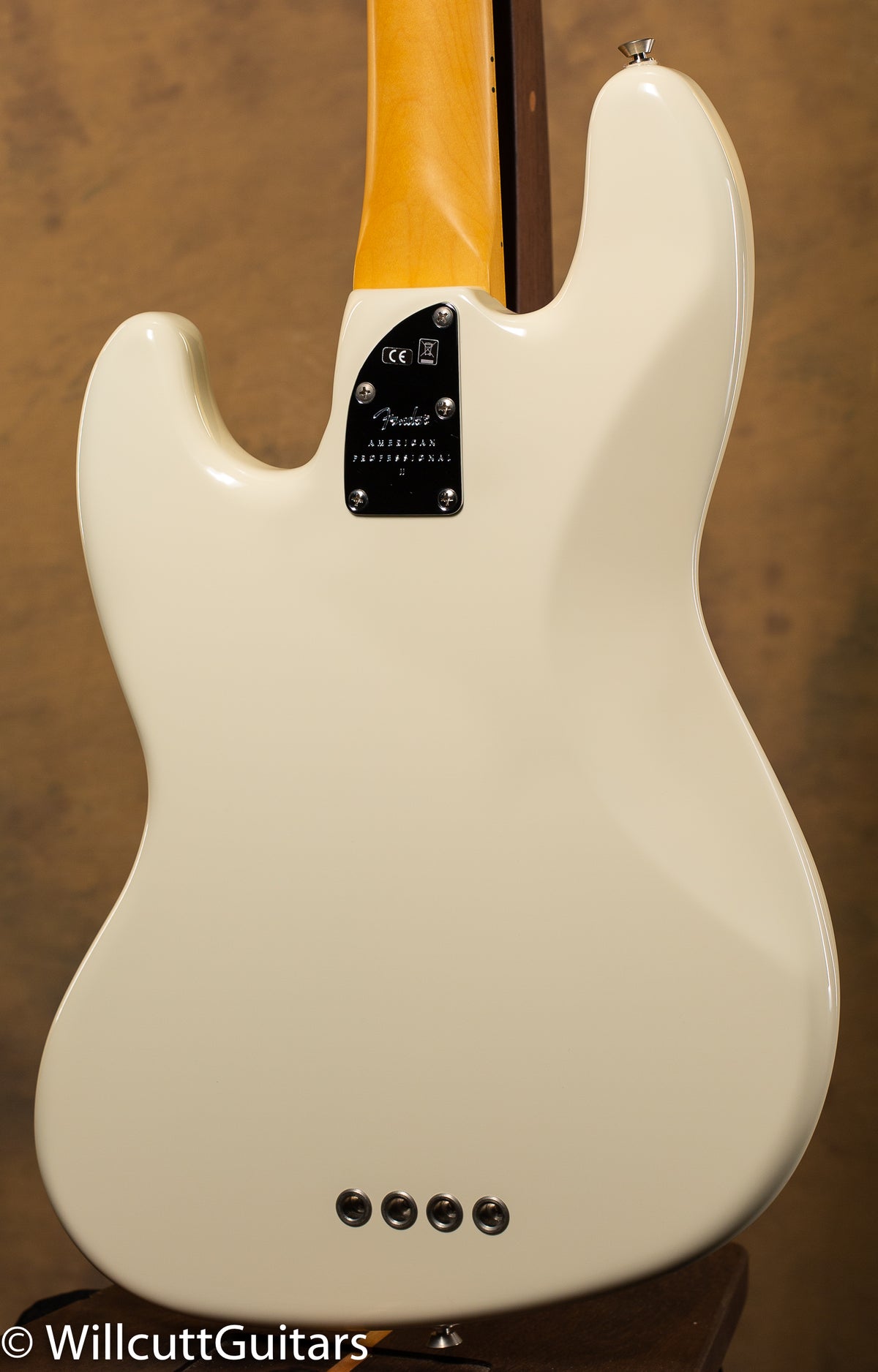 Fender American Professional II Jazz Bass Olympic White Maple Fingerboard