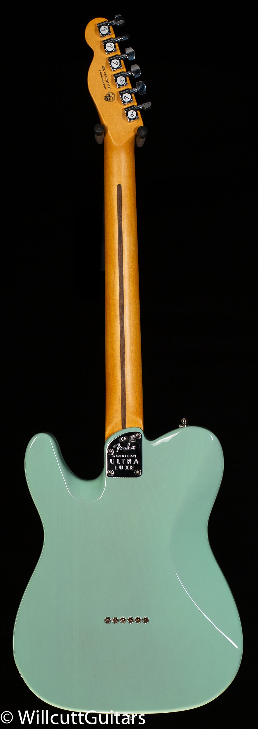 Fender Ultra Luxe Telecaster Rosewood Fingerboard Transparent Surf Green