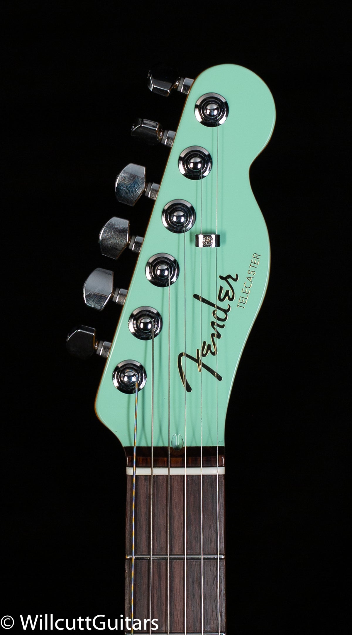 Fender Ultra Luxe Telecaster Rosewood Fingerboard Transparent Surf Green