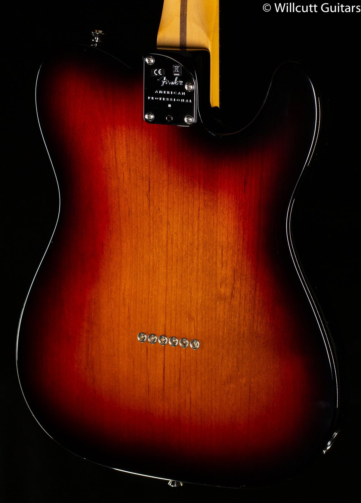 Fender American Professional II Telecaster Rosewood Fingerboard 3-Color Sunburst Left-Hand