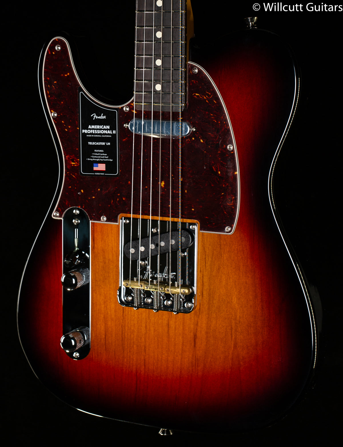 Fender American Professional II Telecaster Rosewood Fingerboard 3-Color Sunburst Left-Hand