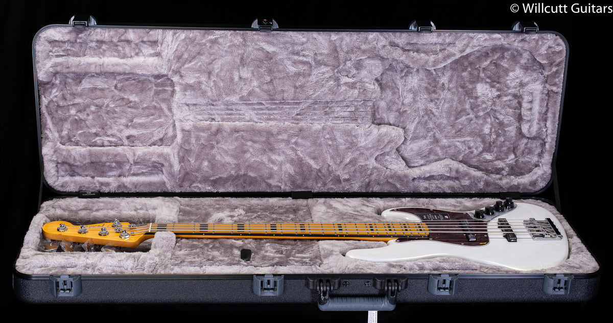 Fender American Ultra Jazz Bass V Arctic Pearl