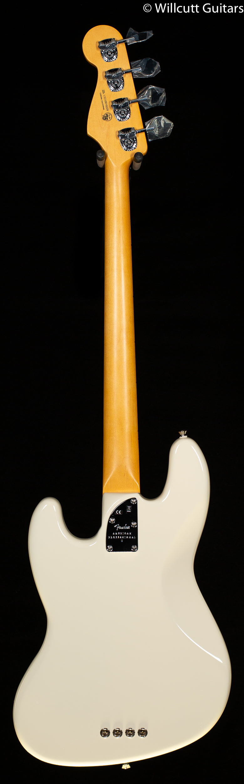 Fender American Professional II Jazz Bass Olympic White Maple Fingerboard