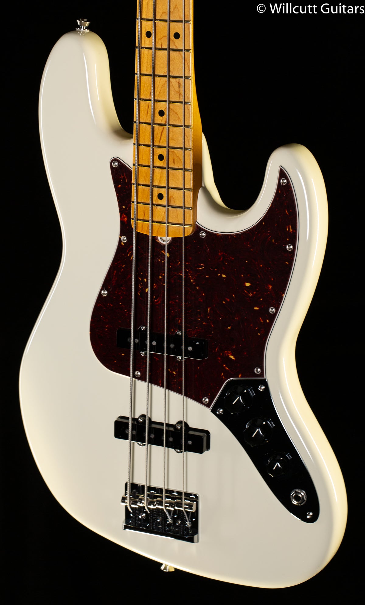 Fender American Professional II Jazz Bass Olympic White Maple Fingerboard