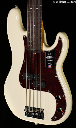 Fender American Professional II Precision Bass V Olympic White