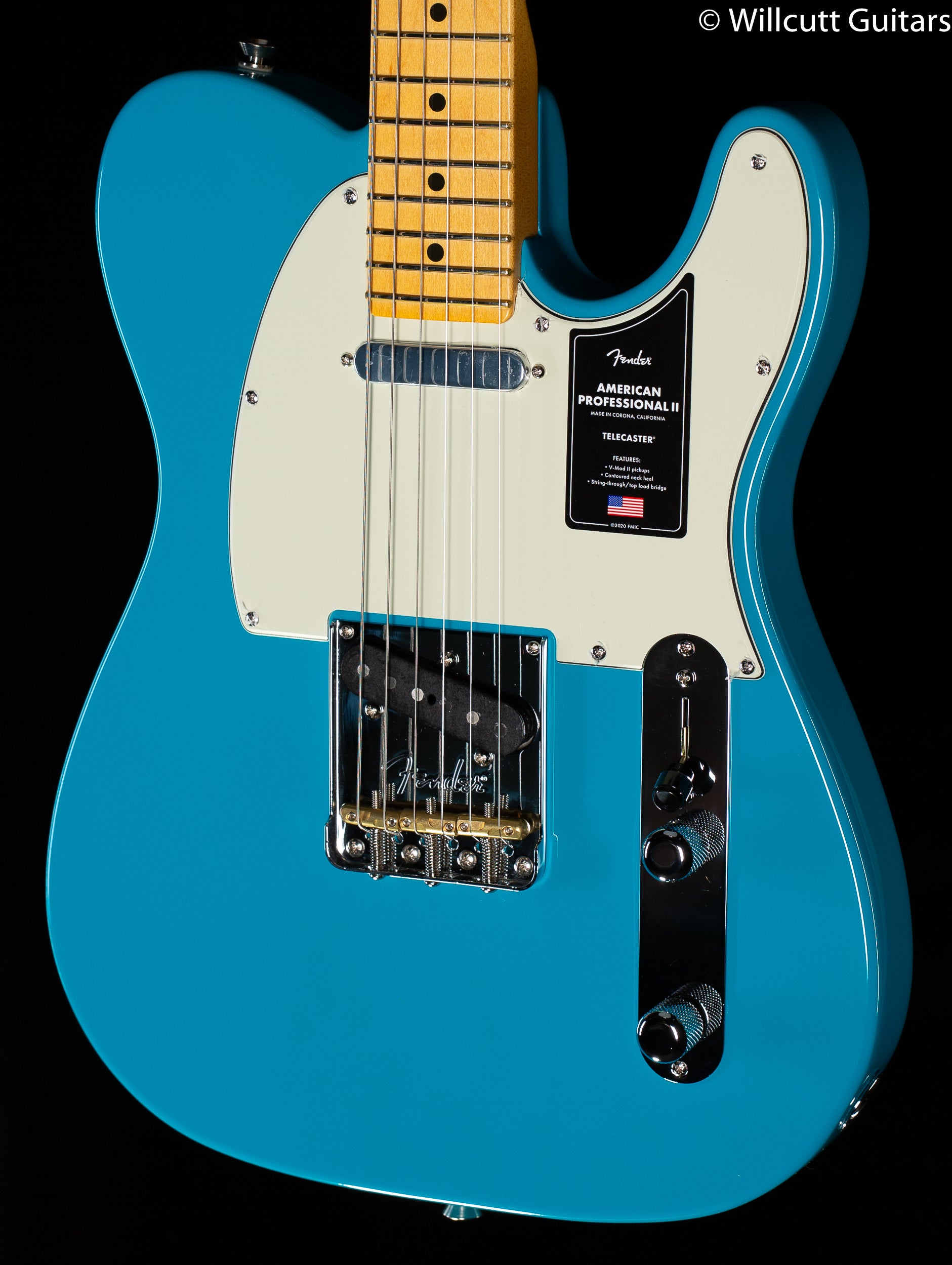 Fender American Professional II Telecaster Miami Blue Maple