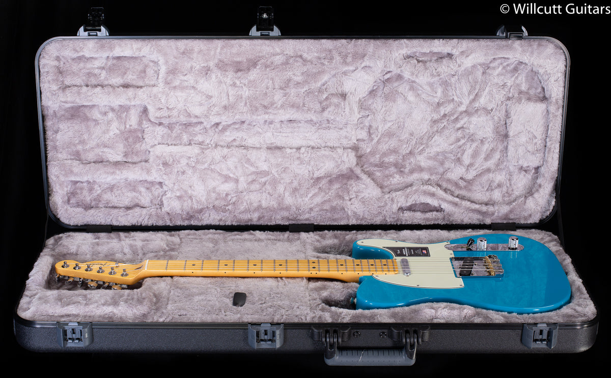 Fender American Professional II Telecaster Miami Blue Maple Fingerboard (744)