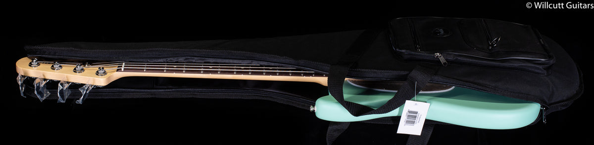 Fender American Performer Mustang Bass RW Satin Surf Green